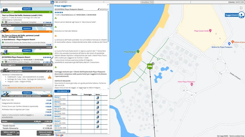 Travel Architect - Itinerario